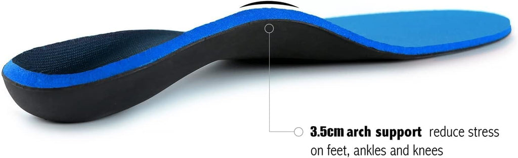WalkHero Plantar Fasciitis Relief, Arch Support Insoles for Men Women | Shoe Inserts for Flat Feet, Orthotics Insoles All-Day Energy and Comfort with Every Step (Mens 11-11 1/2 | Womens 13-13 1/2)