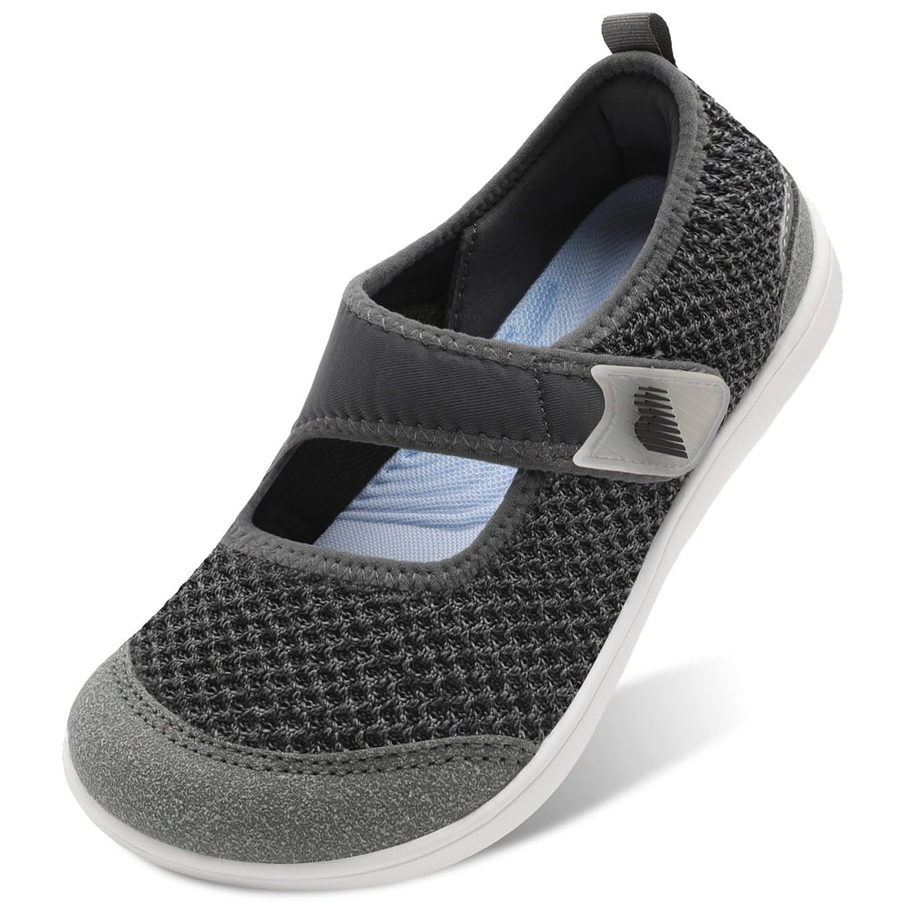 BARERUN Womens Barefoot Walking Shoes Adjustable Wide Diabetic Shoes Breathable Zero Drop Sneakers for Wide Width Arthritis Edema Feet Nursing Shoe Indoor Outdoor