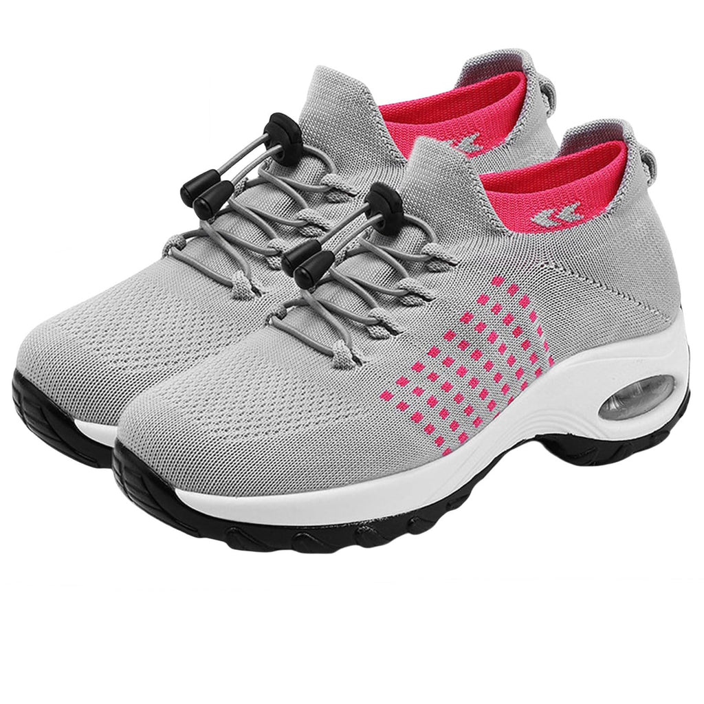 Comfort Wear Orthowear Shoes for Women Mesh Breathable Comfortwear Ortho Shoes, Comfortable Air Cushion Orthopedic Sneakers Thick Bottom Ortho Stretch Cushion Plantar Fasciitis Diabetic Shoe
