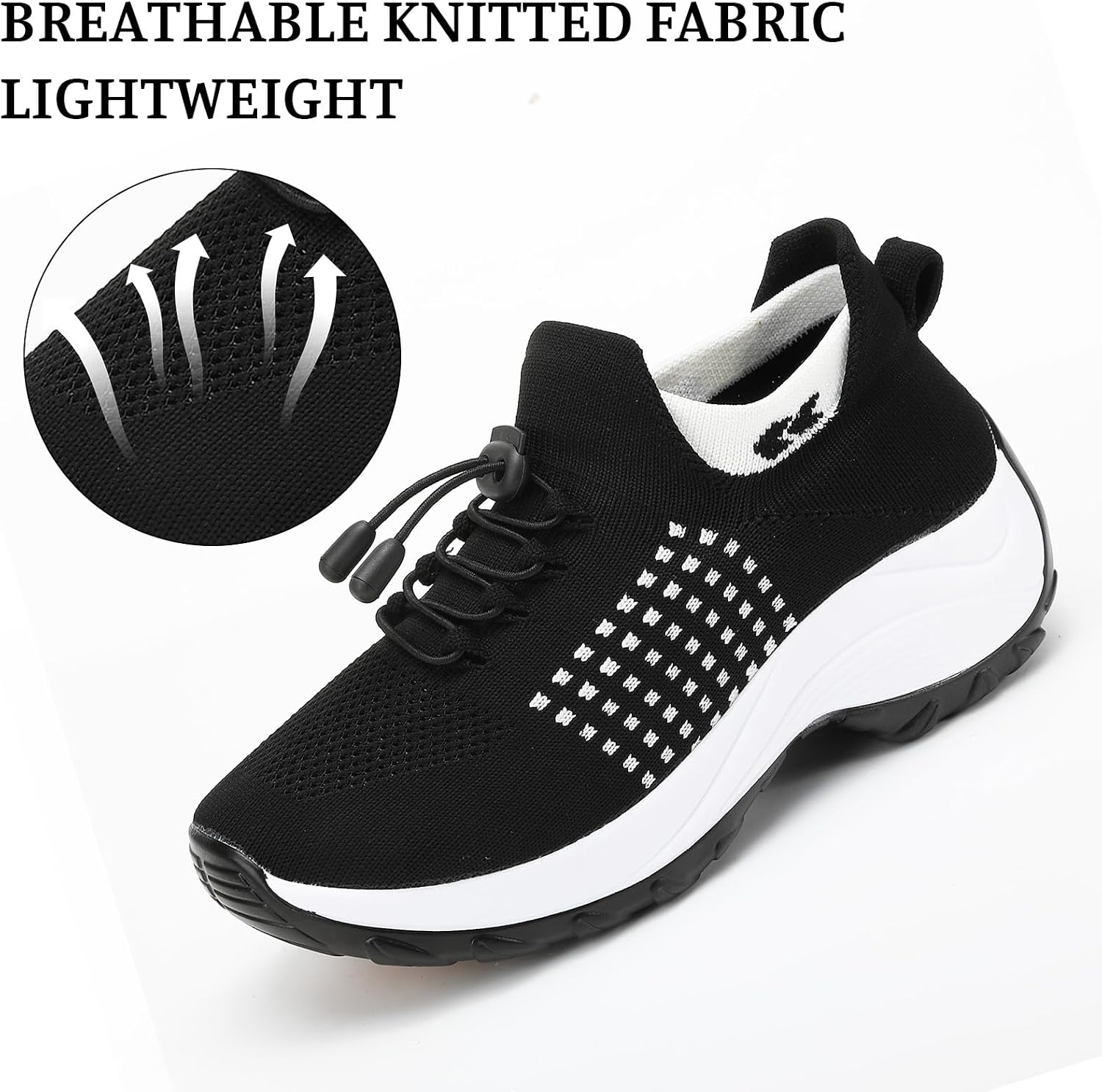 Comfort Wear Orthowear Shoes for Women Mesh Breathable Comfortwear Ortho Shoes, Comfortable Air Cushion Orthopedic Sneakers Thick Bottom Ortho Stretch Cushion Plantar Fasciitis Diabetic Shoe
