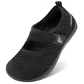 BARERUN Womens Barefoot Walking Shoes Adjustable Wide Diabetic Shoes Breathable Zero Drop Sneakers for Wide Width Arthritis Edema Feet Nursing Shoe Indoor Outdoor