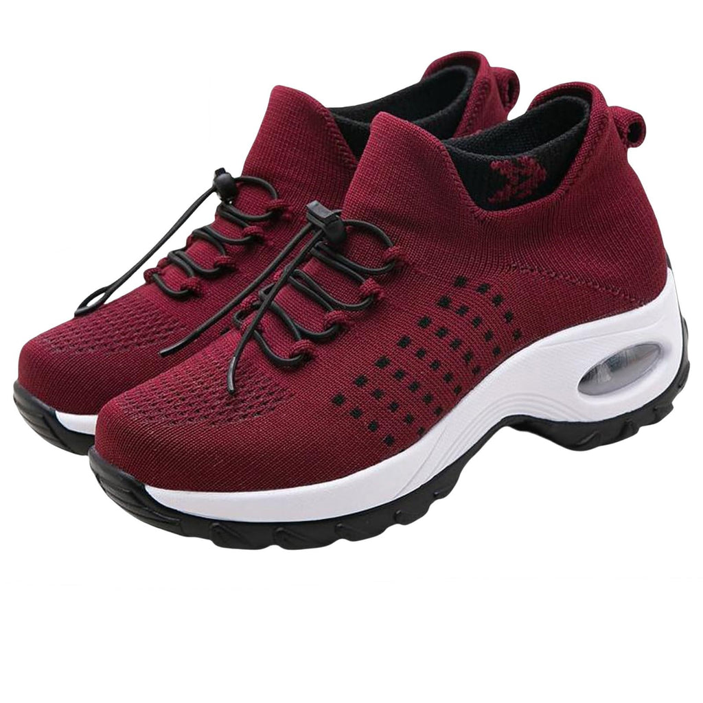 Comfort Wear Orthowear Shoes for Women Mesh Breathable Comfortwear Ortho Shoes, Comfortable Air Cushion Orthopedic Sneakers Thick Bottom Ortho Stretch Cushion Plantar Fasciitis Diabetic Shoe