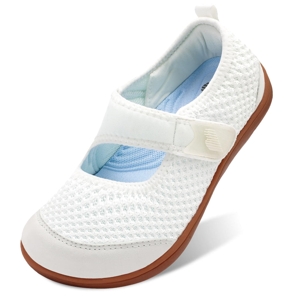 BARERUN Womens Barefoot Walking Shoes Adjustable Wide Diabetic Shoes Breathable Zero Drop Sneakers for Wide Width Arthritis Edema Feet Nursing Shoe Indoor Outdoor