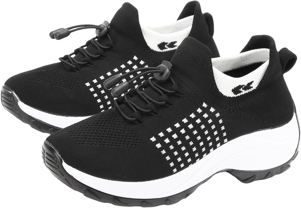 Comfort Wear Orthowear Shoes for Women Mesh Breathable Comfortwear Ortho Shoes, Comfortable Air Cushion Orthopedic Sneakers Thick Bottom Ortho Stretch Cushion Plantar Fasciitis Diabetic Shoe