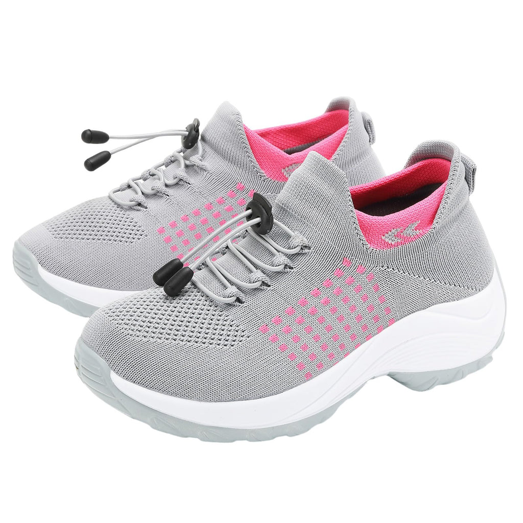 Comfort Wear Orthowear Shoes for Women Mesh Breathable Comfortwear Ortho Shoes, Comfortable Air Cushion Orthopedic Sneakers Thick Bottom Ortho Stretch Cushion Plantar Fasciitis Diabetic Shoe