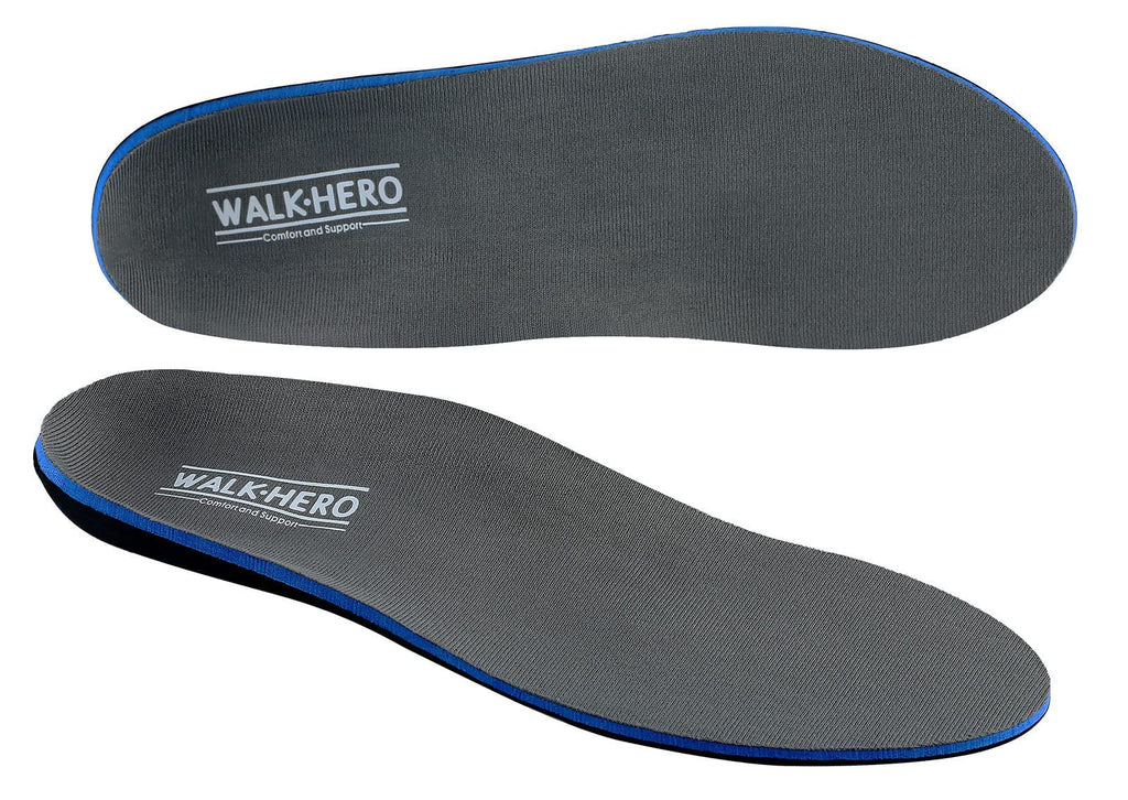 WalkHero Plantar Fasciitis Relief, Arch Support Insoles for Men Women | Shoe Inserts for Flat Feet, Orthotics Insoles All-Day Energy and Comfort with Every Step (Mens 11-11 1/2 | Womens 13-13 1/2)