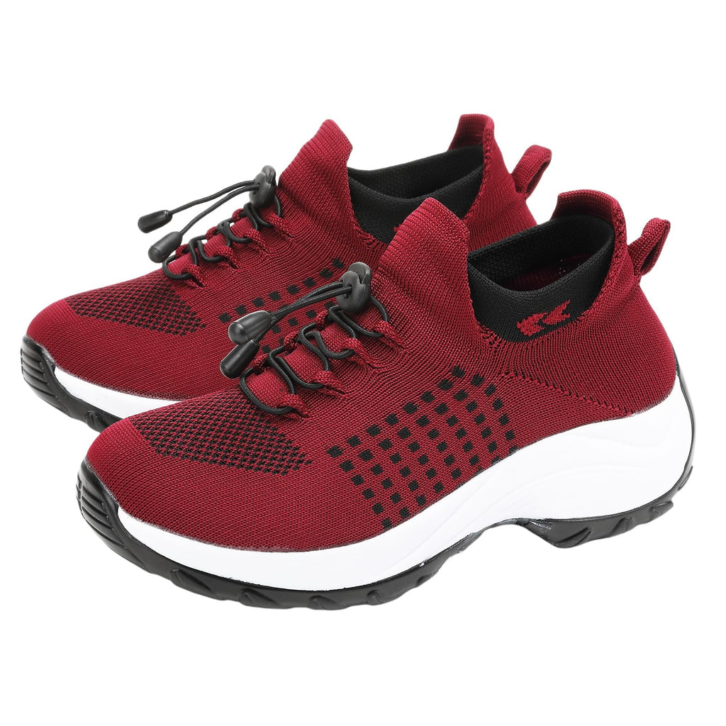 Comfort Wear Orthowear Shoes for Women Mesh Breathable Comfortwear Ortho Shoes, Comfortable Air Cushion Orthopedic Sneakers Thick Bottom Ortho Stretch Cushion Plantar Fasciitis Diabetic Shoe